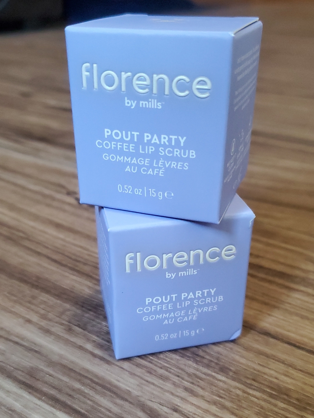 Florence by Mills Pout Party Coffee Lip Scrub — Light Purple